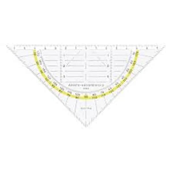 Aristo Geodreieck 16 cm mit Facetten und Tuschnoppen