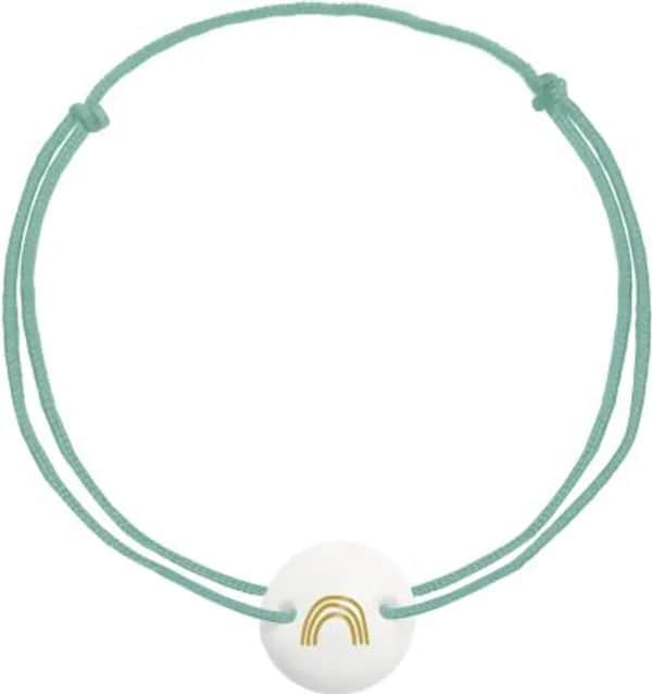 Coppenrath, Armband mit Porzellananhänger Regenbogen