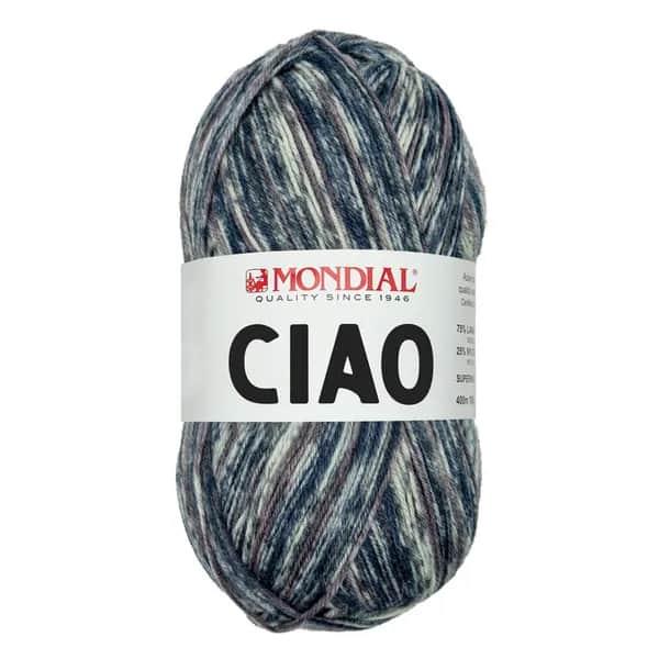 Ciao Sockenwolle von Mondial, 4 fädig, 100 gr