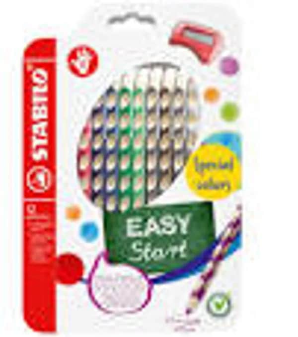 Stabilo Easy Start Farbstifte rechts, 12 Stk.+ Spitzer