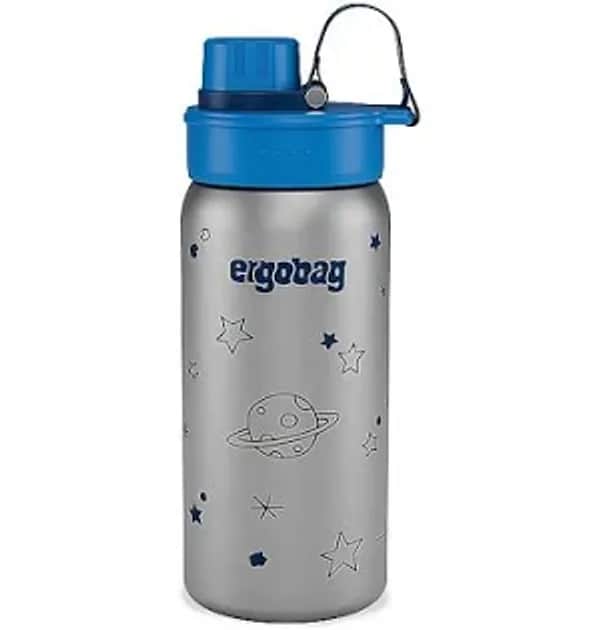 Ergobag Edelstahl Trinkflasche, Sterne 0,5 l