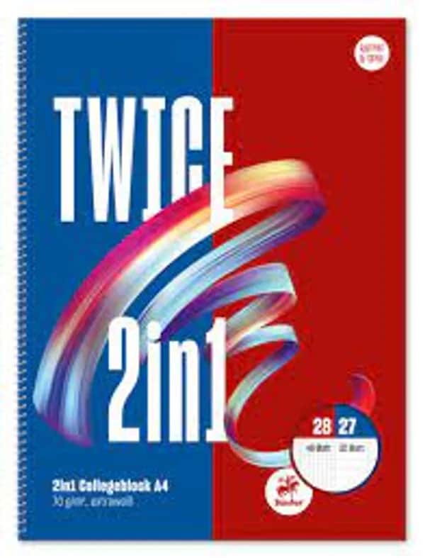 Two in One Kollgeblock A4 Ursus