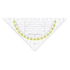 Aristo Geodreieck 16 cm mit Facetten und Tuschnoppen