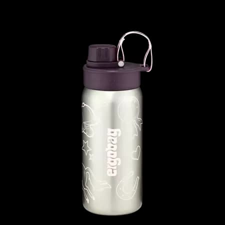 Ergobag Edelstahl Trinkflasche, violett 0,5 l, 160 gr