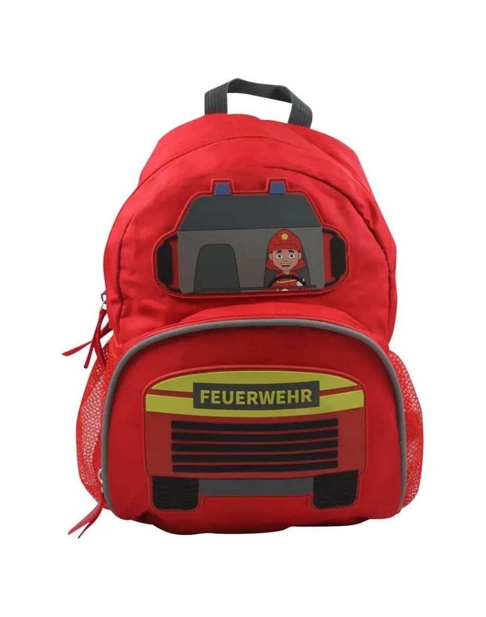 Donau Kinderrucksack Feuerwehr rot