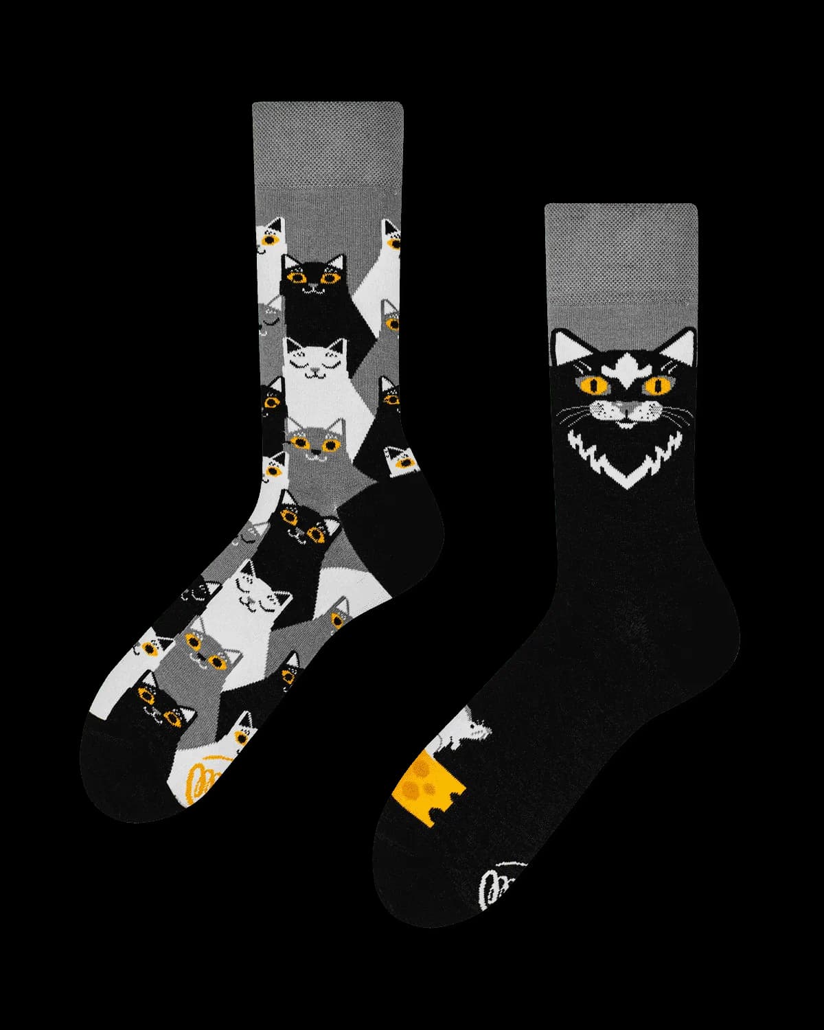 Many Mornings Socken Black Cat