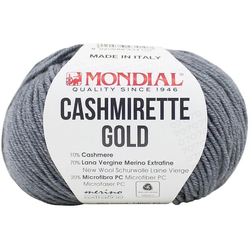 Cashmirette Gold Mondial, Farbe 700 mittelgrau