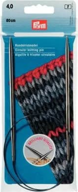 Prym Rundstricknadel 80 cm silberfarbig