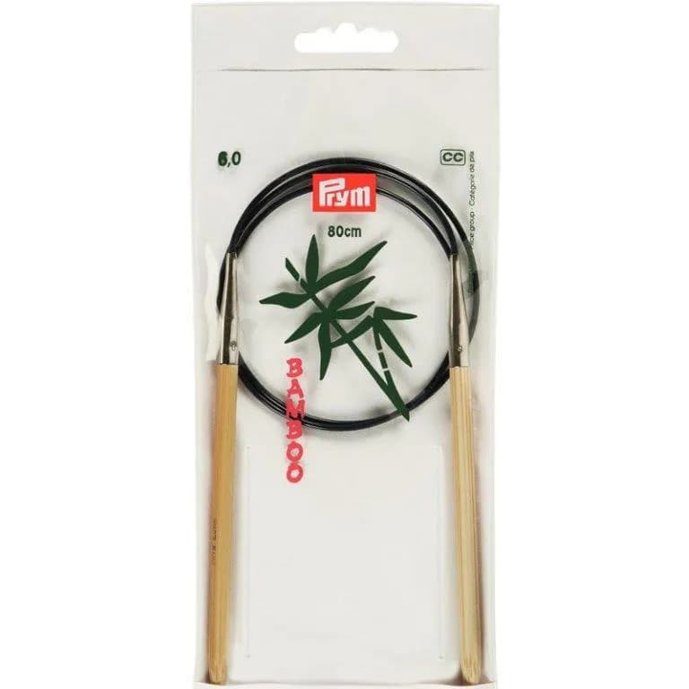 Rundstricknadel Bambus 80cm