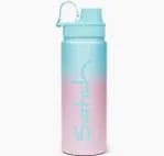 Satch Trinkflasche Edelstahl Lightblue Graffiti