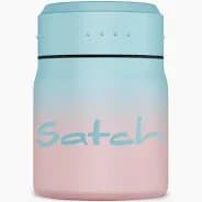 Satch Thermo Lunchbox Light Blue Graffiti