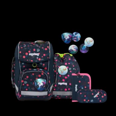 Ergobag Cubo Schulranzen Set Phantbärsiewelt