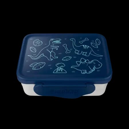 Ergobag Edelstahl Brotdose neu blau