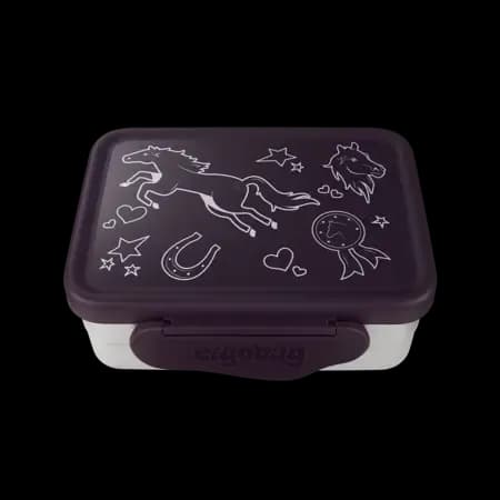 Ergobag Edelstahl Brotdose neu violett