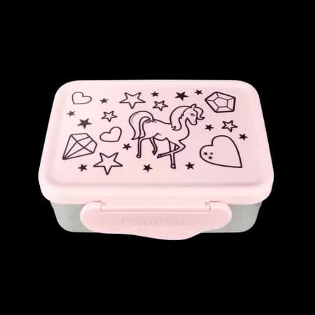 Ergobag Edelstahl Brotdose neu rosa