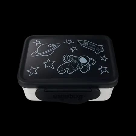 Ergobag Edelstahl Brotdose neu schwarz