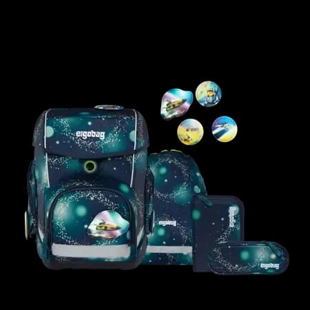 Ergobag Cubo Schulranzen-Set RaumfahrBär 2025