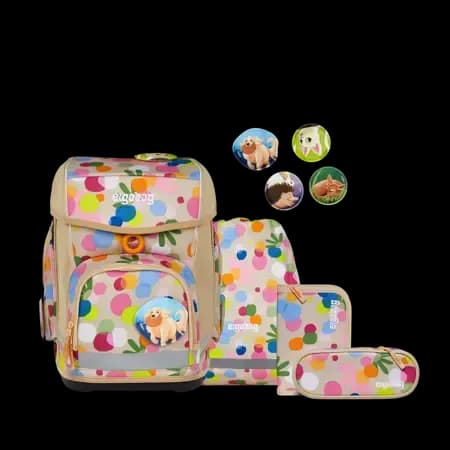 Ergobag Cubo Schulranzen Set Flower PowBär 2025
