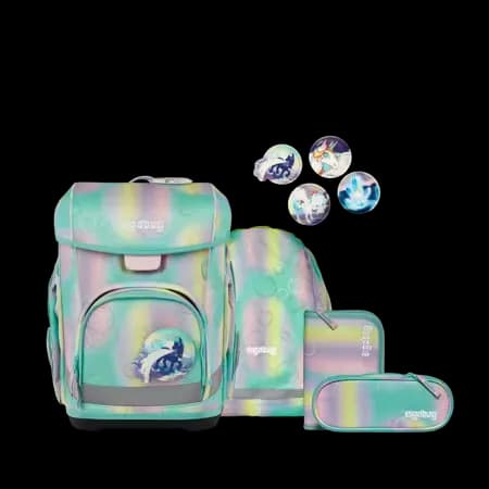 Ergobag Cubo light Schulranzen-Set Zaubärwelt