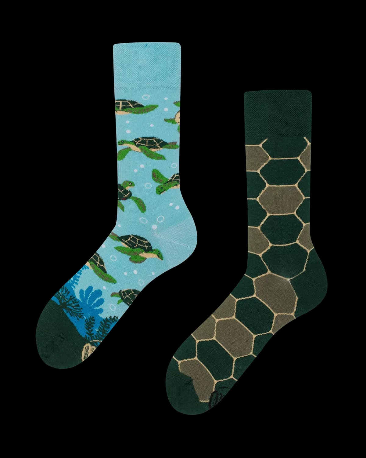 Many Mornings Socken Turtle Time