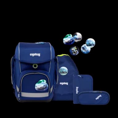 Ergobag Cubo Schulranzen Set BlaulichtBär