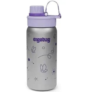 Ergobag Edelstahl Trinkflasche, Schmetterling 0,5 l
