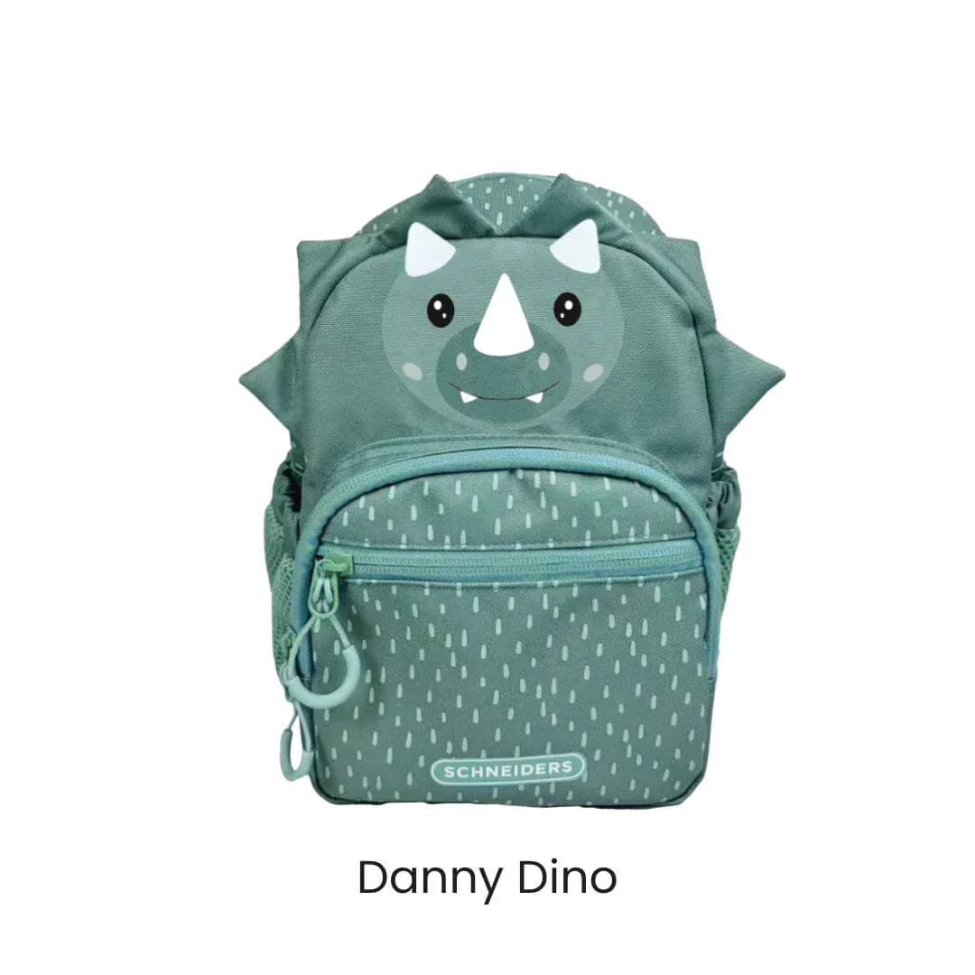 Schneiders Kinderrucksack Mini Danny Dino alge